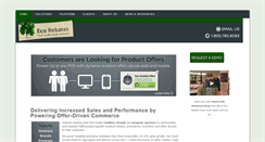 Desktop Screenshot of ecorebates.com
